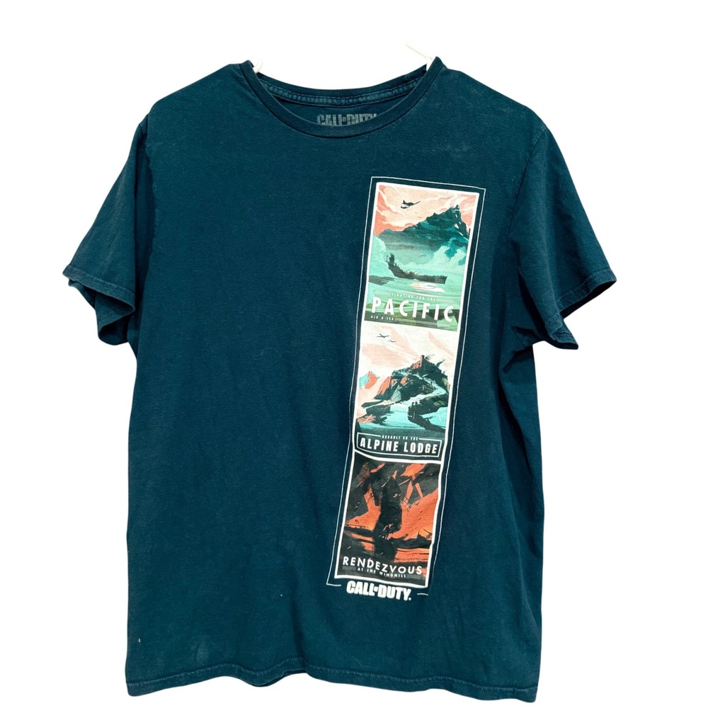 Call of Duty Vanguard Graphic Tee Gaming T-Shirt Pacific Alpine Rendezvous L